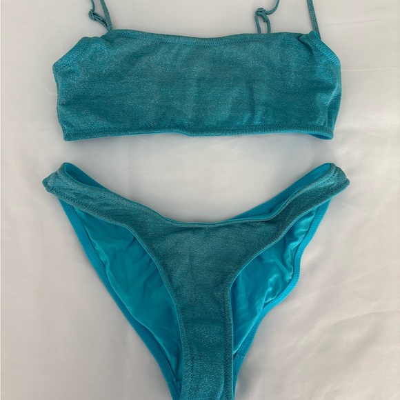 Sparkling Teal Bikini Set - Picture 5 of 5